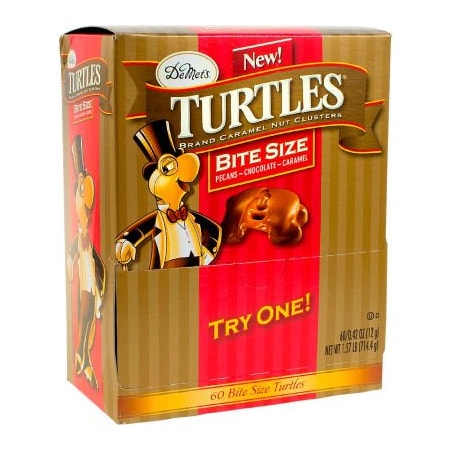 Green Rabbit Holdings DeMet's Turtles Original Bite Size, 60 Count 20905618